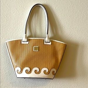 Dooney & Bourke Straw Wave Purse